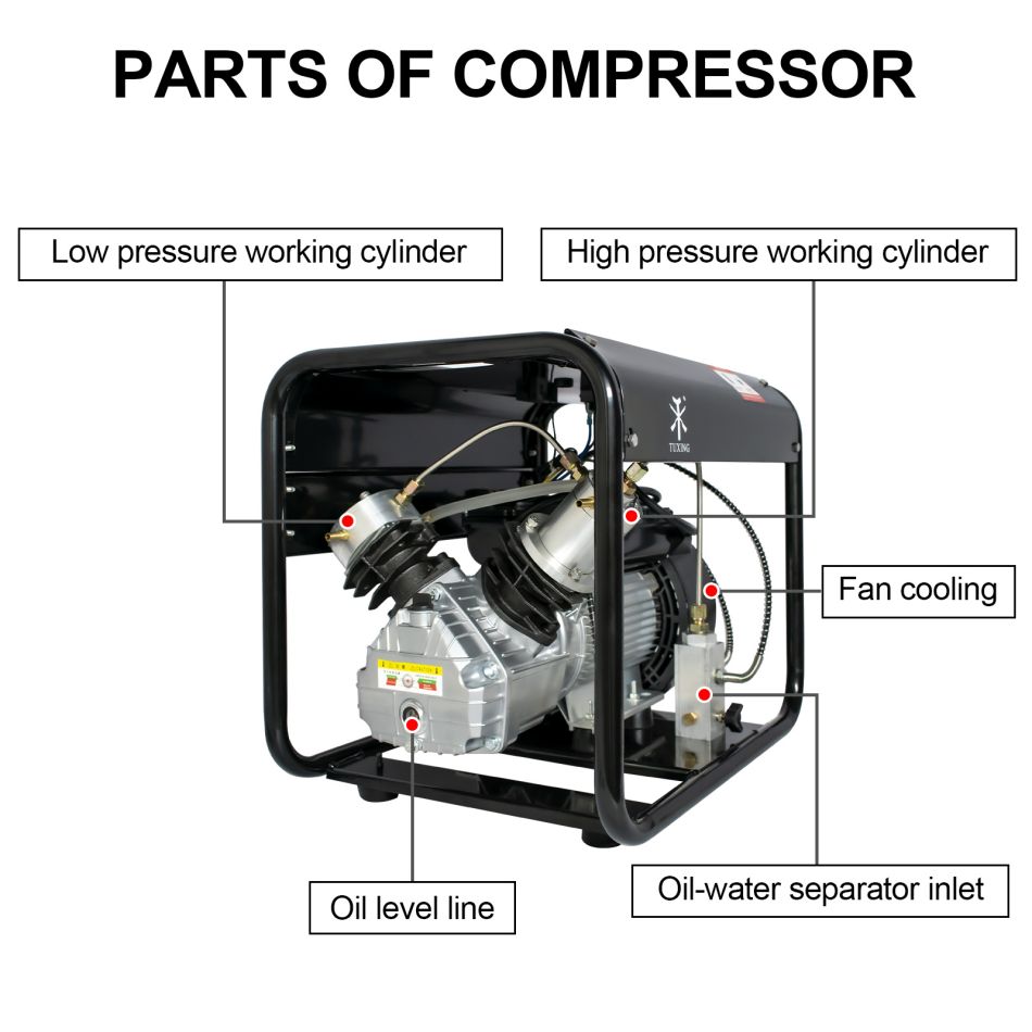 310bar Electric High Pressure Pcp Air Compressor