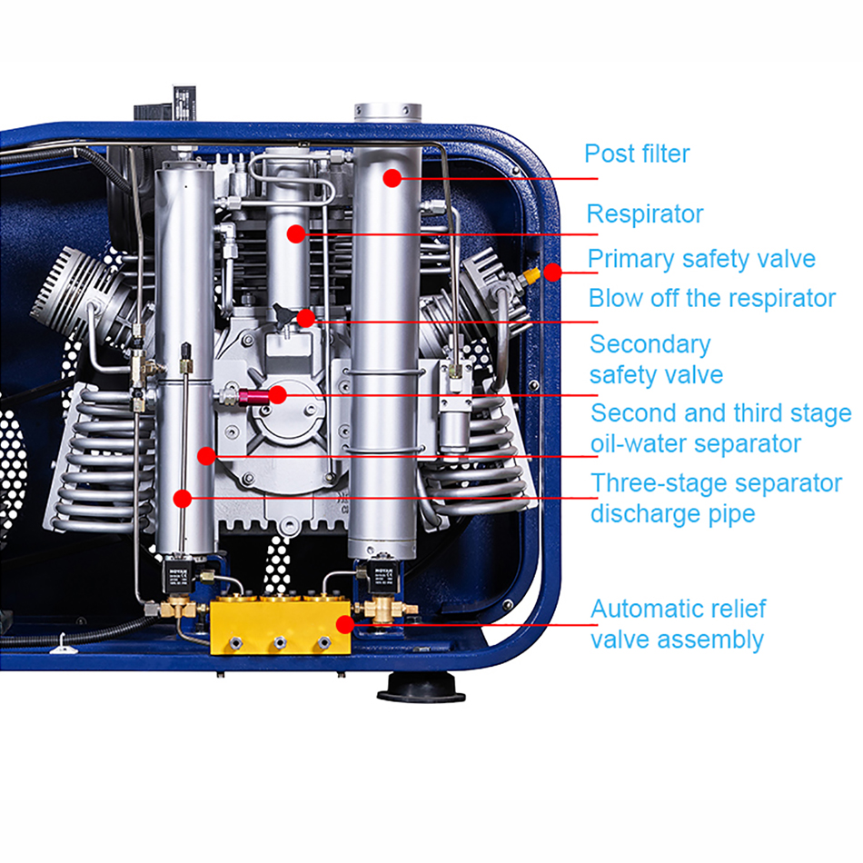 air compressor for diving clinder