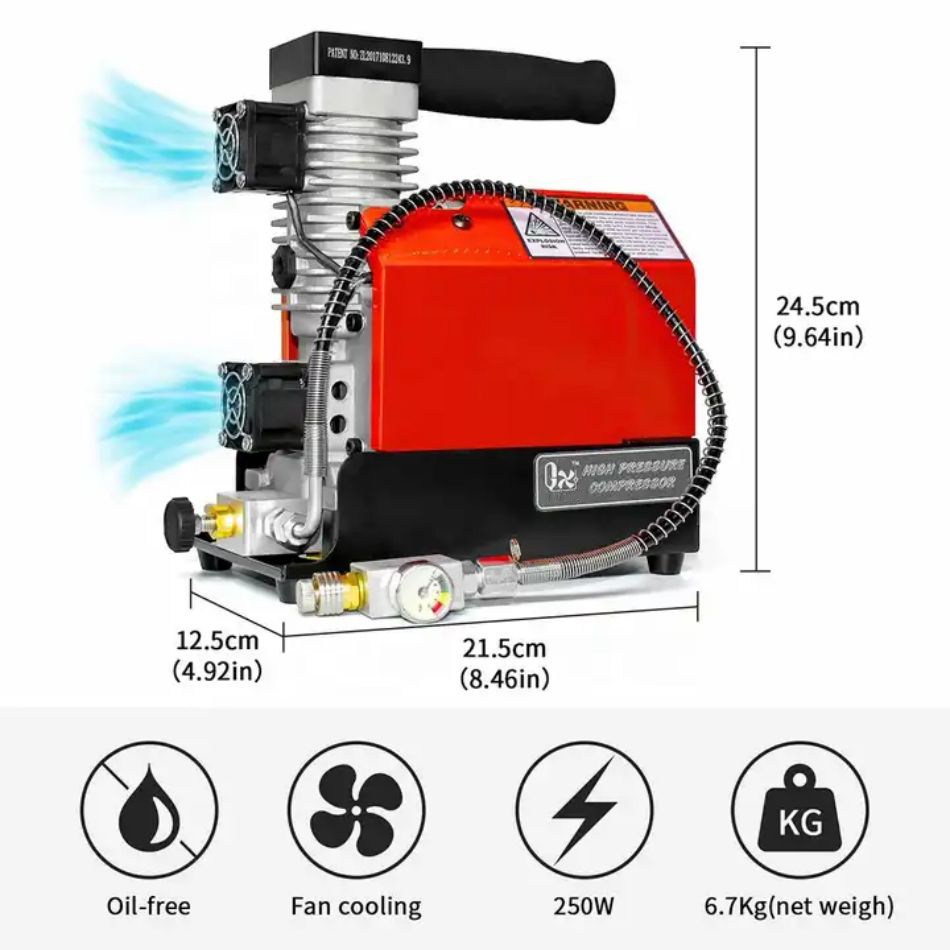 12V 220V air compressor pcp