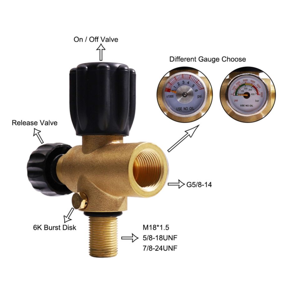 Scuba Diving Fill Station Connector